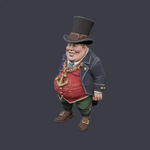 The Mayor, a 3D figure