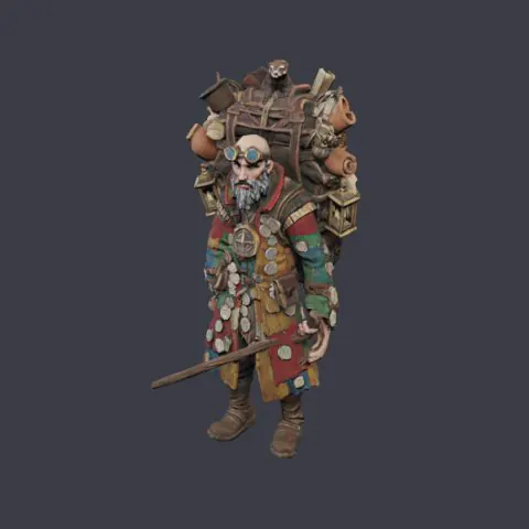 Ozzik, a 3D figure